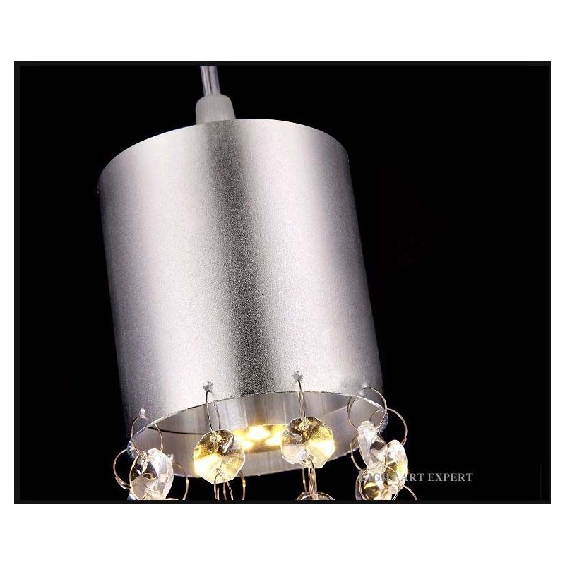 Lampada a sospensione in cristallo moderna e contemporanea