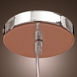 Lampada a sospensione cilindrica a goccia in cristallo