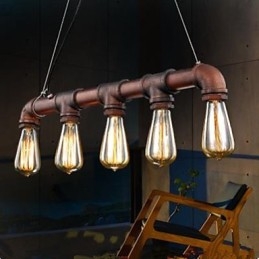 Lampada a sospensione industriale country per veranda, soffitta e corridoio