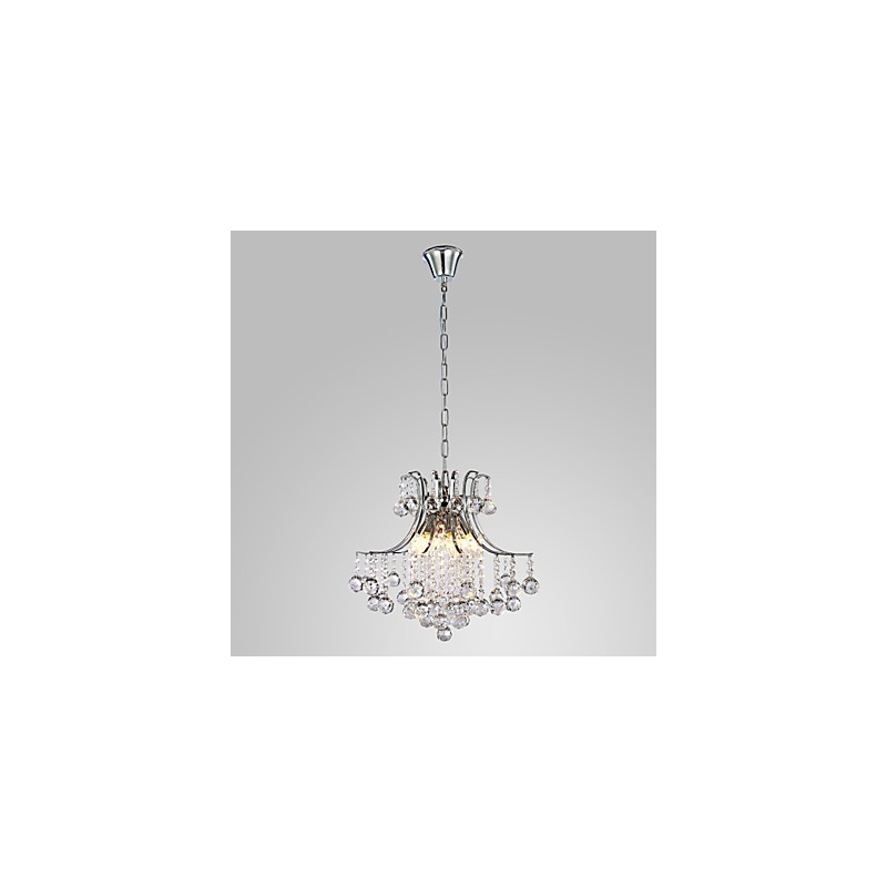 Lampada a sospensione moderna in cristallo Living 6 luci