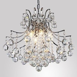 Lampada a sospensione moderna in cristallo Living 6 luci