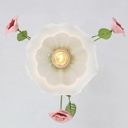 Lampada a sospensione in cristallo 3 luci E26/E27 25 cm