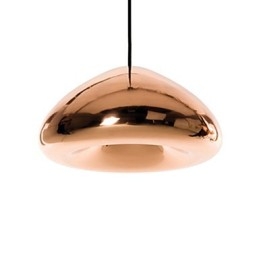 Lampada a sospensione in metallo e vetro moderna con finitura pitturata