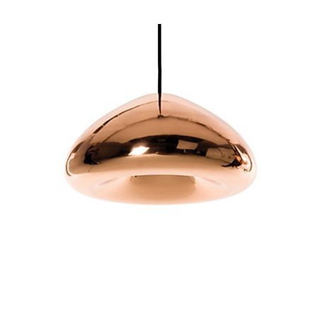 Lampada a sospensione in metallo e vetro moderna con finitura pitturata