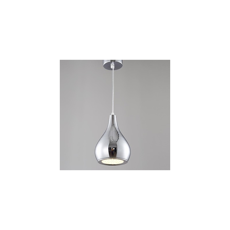 Lampada a sospensione globo in metallo galvanizzato moderna