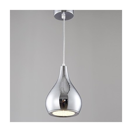 Lampada a sospensione globo in metallo galvanizzato moderna