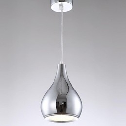 Lampada a sospensione globo in metallo galvanizzato moderna