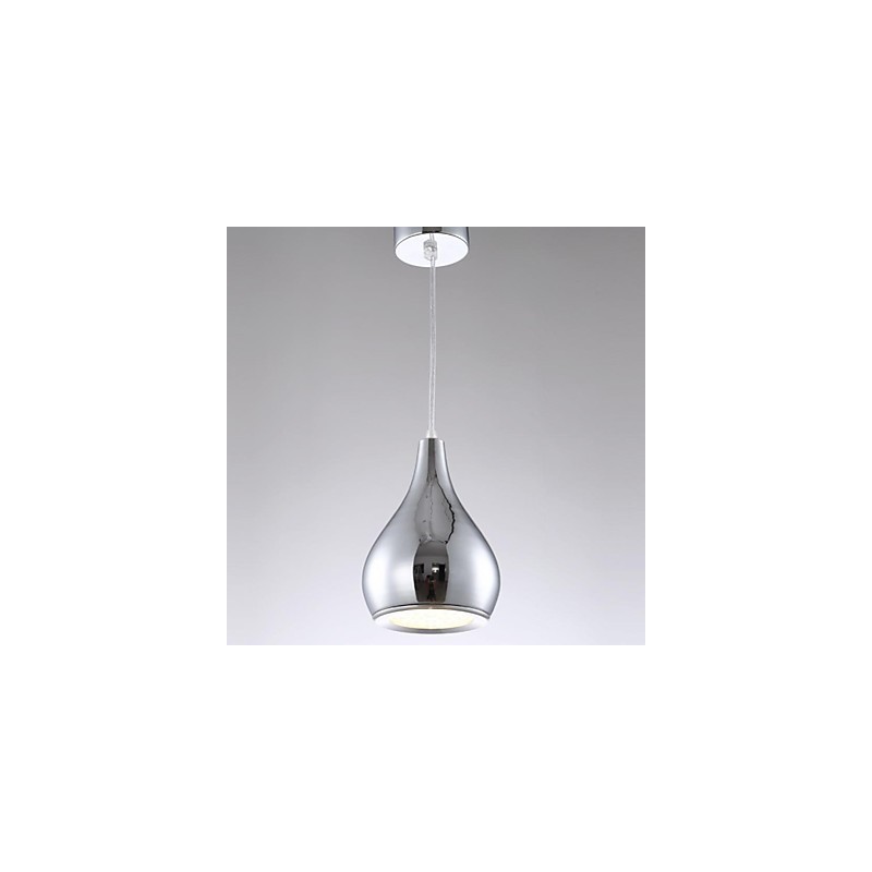 Lampada a sospensione globo in metallo galvanizzato moderna
