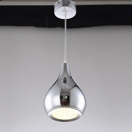 Lampada a sospensione globo in metallo galvanizzato moderna