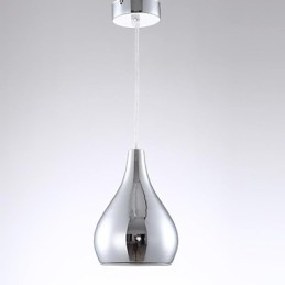 Lampada a sospensione globo in metallo galvanizzato moderna