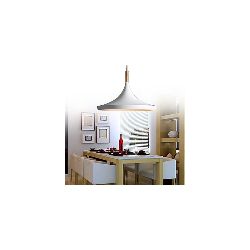 Lampadario a sospensione mini moderno contemporaneo in metallo bianco