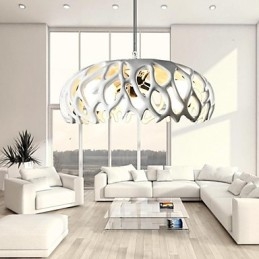 Lampada a sospensione moderna in resina dipinta e vetro, 16 cm