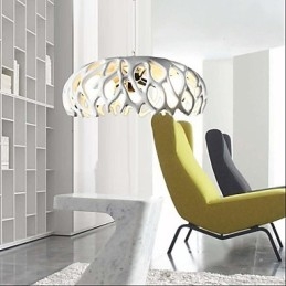 Lampada a sospensione moderna in resina dipinta e vetro, 16 cm