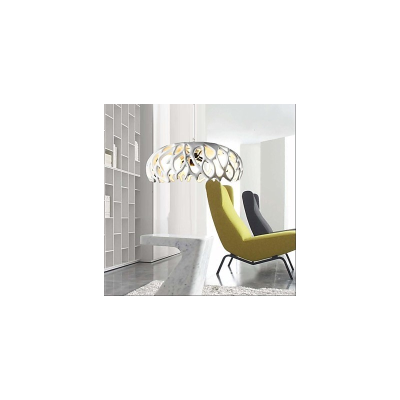 Lampada a sospensione moderna in resina dipinta e vetro, 16 cm