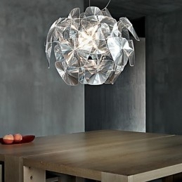 Lampada a sospensione moderna Luceplan 1 luce in acrilico trasparente