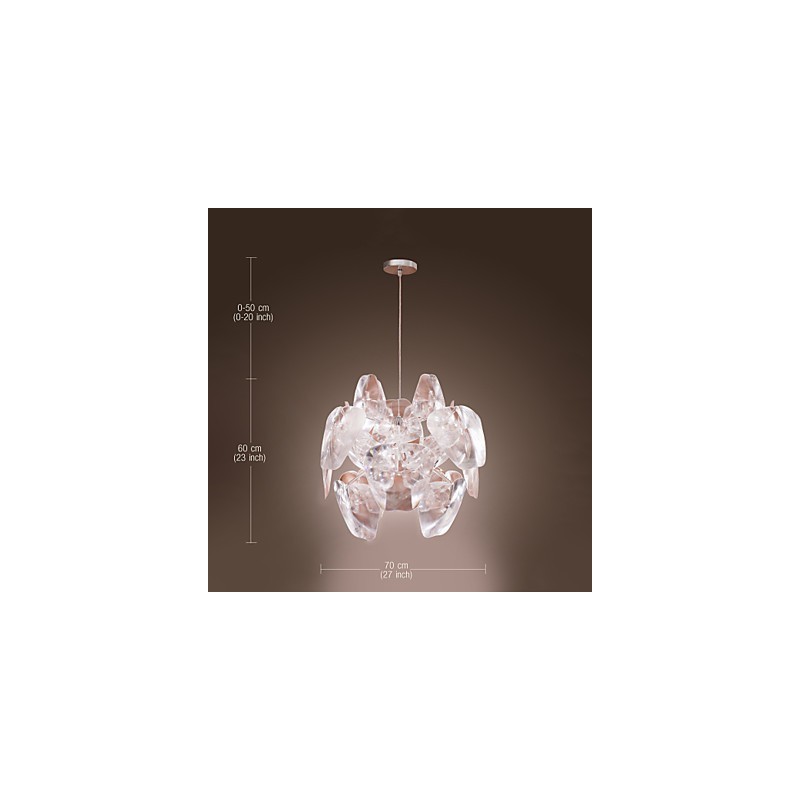 Lampada a sospensione moderna Luceplan 1 luce in acrilico trasparente