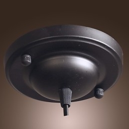 Lampada a sospensione vintage classica mini ciotola elettrolitica, paralume in vetro trasparente