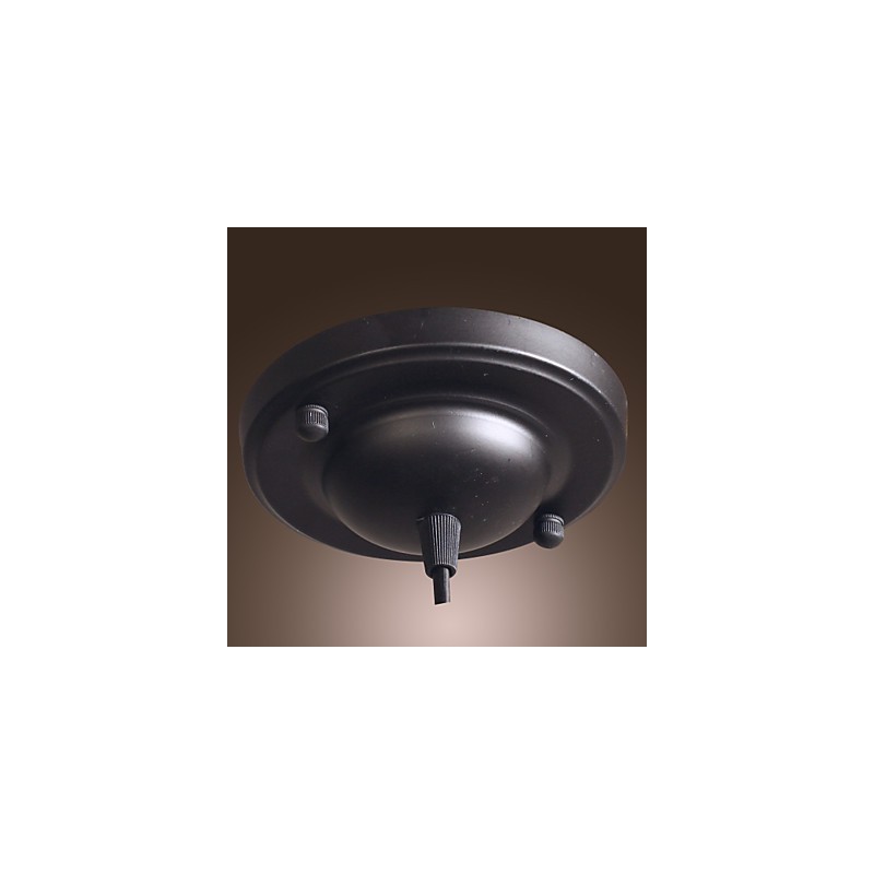 Lampada a sospensione vintage classica mini ciotola elettrolitica, paralume in vetro trasparente
