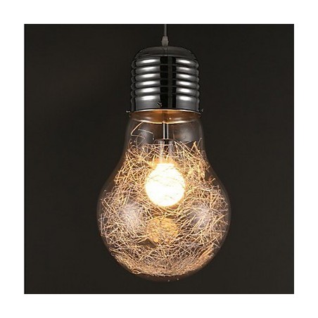 Lampadario a sospensione in vetro a goccia