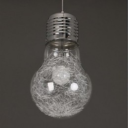 Lampadario a sospensione in vetro a goccia