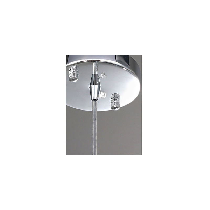Lampada a sospensione globo in cristallo mini elettroplaccata moderna