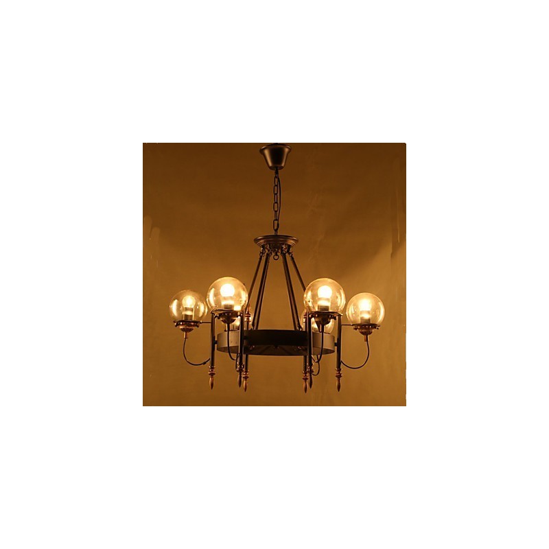 Lampadario in vetro artistico a forma di fagiolo rotondo