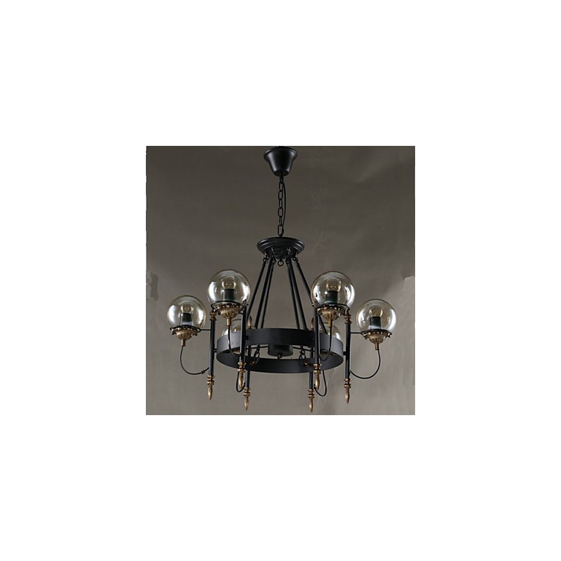 Lampadario in vetro artistico a forma di fagiolo rotondo