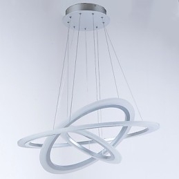 Lampadario a sospensione LED ad anello in acrilico a 3 luci fai da te
