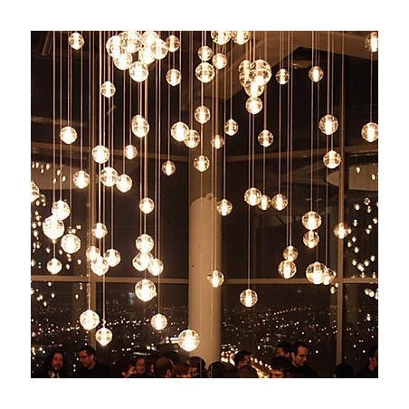 Lampada a sospensione All Over The Sky Star Bocci Droplight Aurora Borealis in vetro cristallo