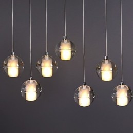 Lampada a sospensione All Over The Sky Star Bocci Droplight Aurora Borealis in vetro cristallo