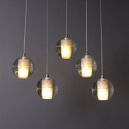 Lampada a sospensione All Over The Sky Star Bocci Droplight Aurora Borealis in vetro cristallo