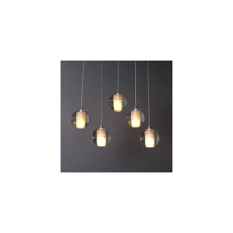 Lampada a sospensione All Over The Sky Star Bocci Droplight Aurora Borealis in vetro cristallo