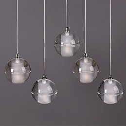 Lampada a sospensione All Over The Sky Star Bocci Droplight Aurora Borealis in vetro cristallo