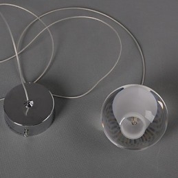 Lampada a sospensione All Over The Sky Star Bocci Droplight Aurora Borealis in vetro cristallo