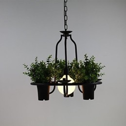 Lampada a sospensione mini country Fiori del giardino mediterraneo Luce
