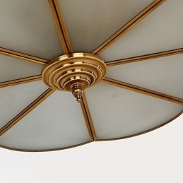 Lampada a sospensione moderna contemporanea in metallo e vetro, 4 luci E26/E27