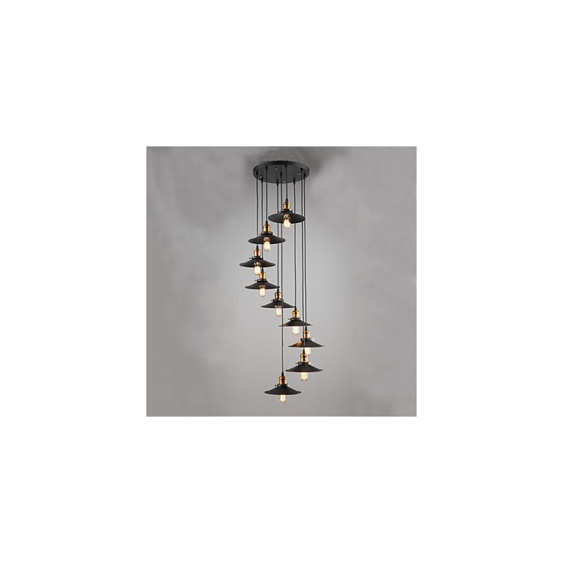 Lampada a sospensione mini dipinta in metallo 1 luce E26/E27
