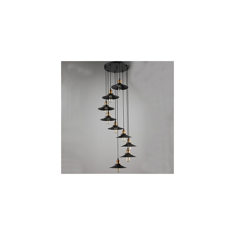 Lampada a sospensione mini dipinta in metallo 1 luce E26/E27