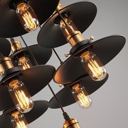 Lampada a sospensione mini dipinta in metallo 1 luce E26/E27