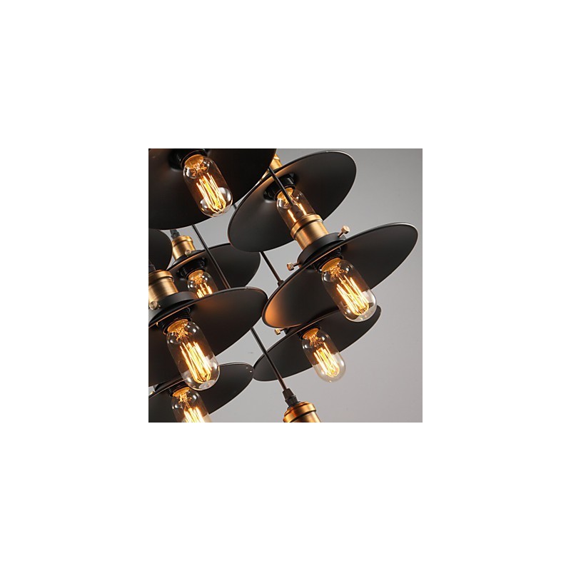 Lampada a sospensione mini dipinta in metallo 1 luce E26/E27