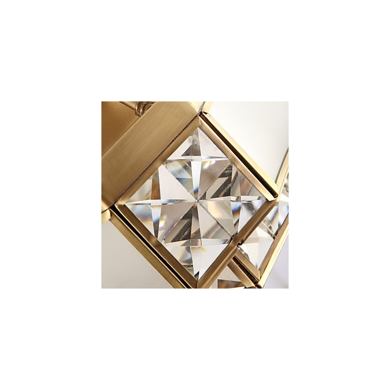 Lampada a sospensione LED in metallo finitura ottone rustico classico tradizionale