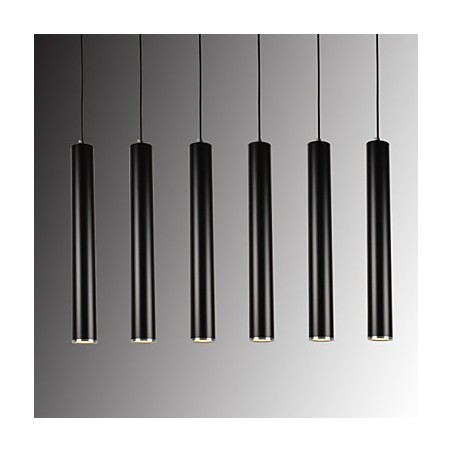 Lampada a sospensione LED moderna in metallo, 5 W, altezza 28 cm, catena regolabile 100 cm