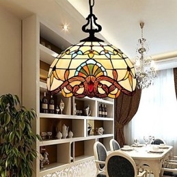 Lampada a sospensione europea da 1 metro, piccola goccia in vetro artistico creativo