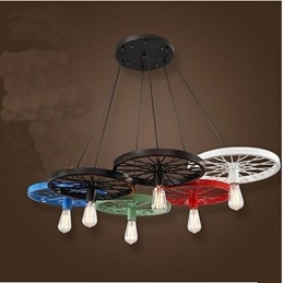 Lampada a sospensione mini multicolore in metallo