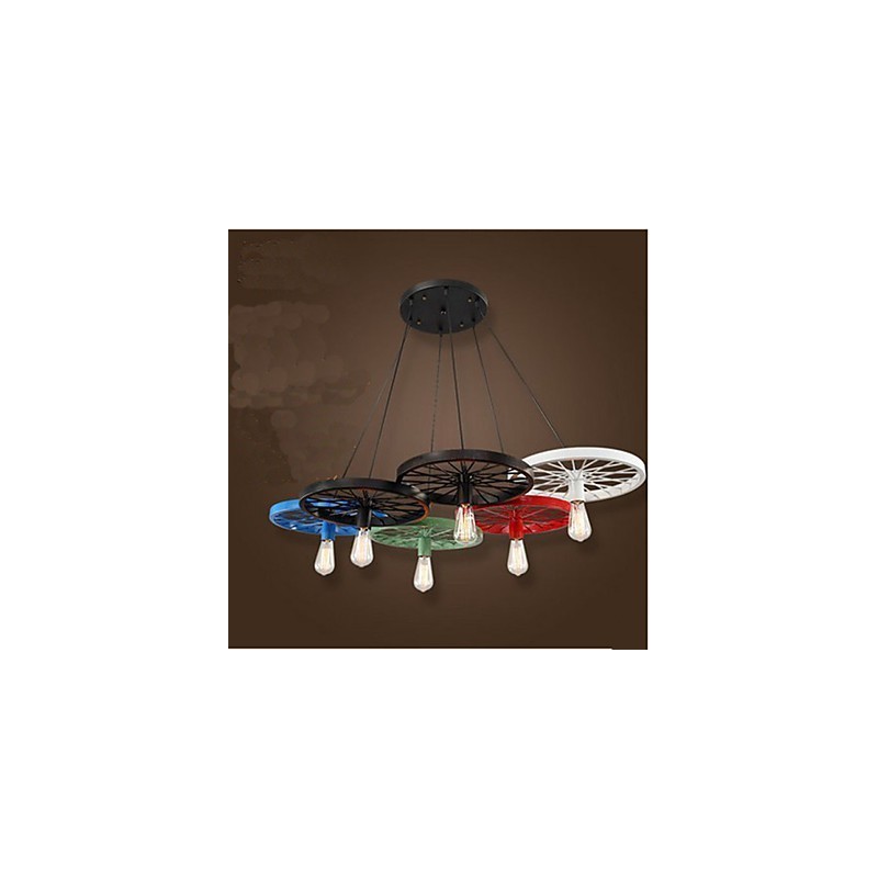 Lampada a sospensione mini multicolore in metallo