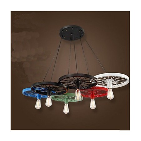 Lampada a sospensione mini multicolore in metallo