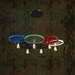 Lampada a sospensione mini multicolore in metallo