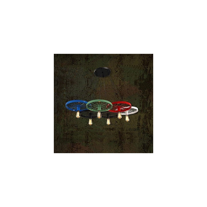 Lampada a sospensione mini multicolore in metallo
