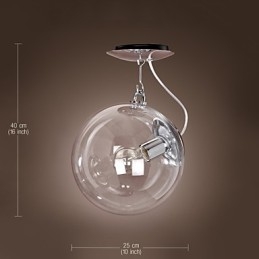 Lampada a sospensione Globe Mini moderna contemporanea anodizzata