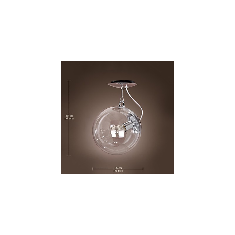 Lampada a sospensione Globe Mini moderna contemporanea anodizzata